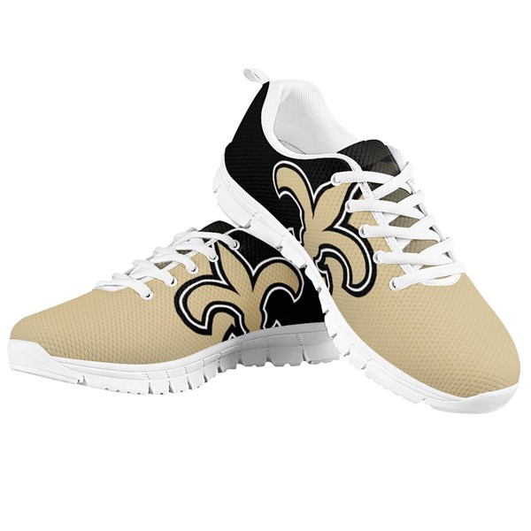 Men's New Orleans Saints AQ Running NFL Shoes 004